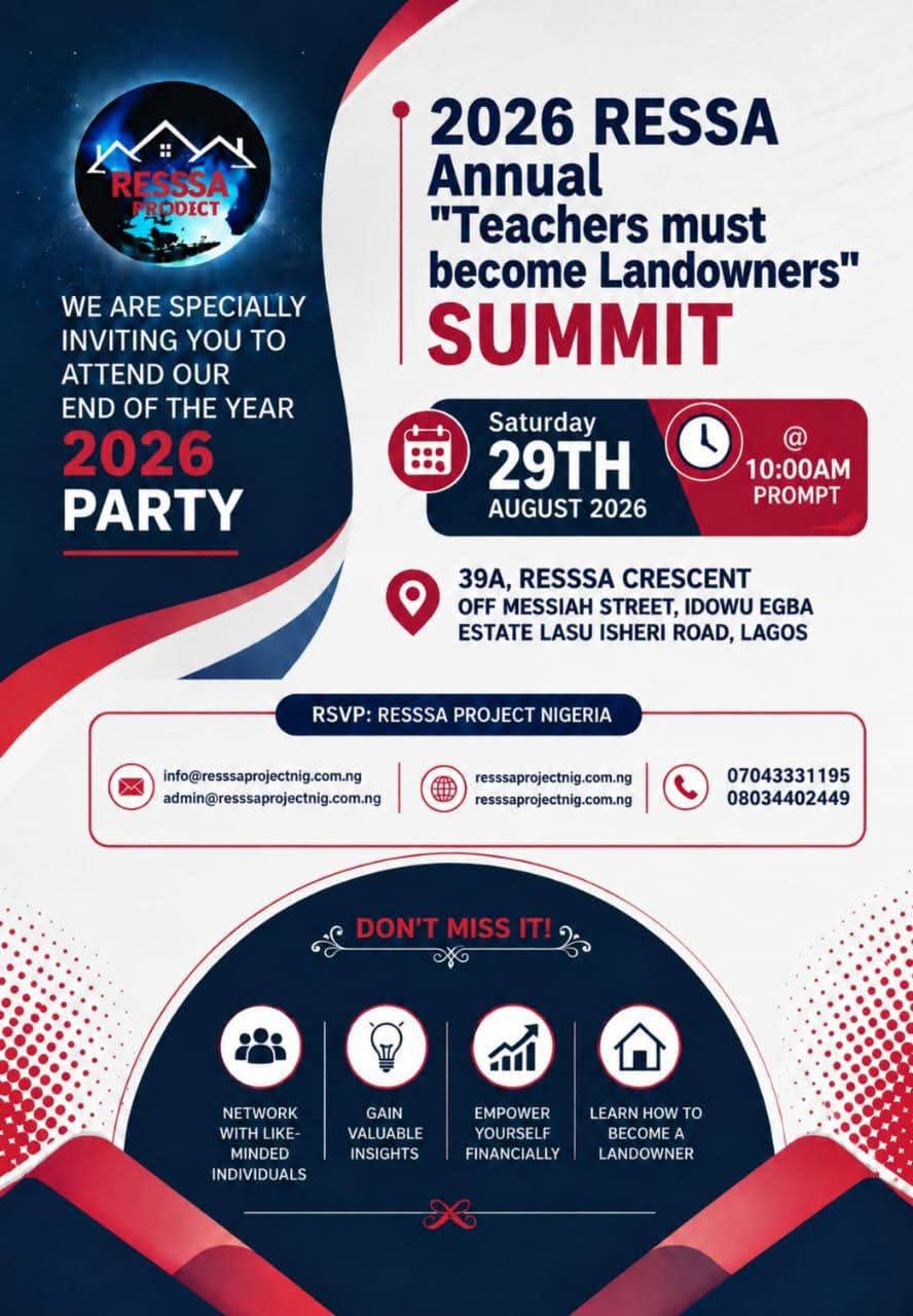 2026 RESSA Annual Summit — Teachers Must Become Landowners